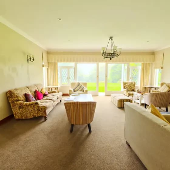 Living room in the embedded demo tour